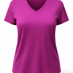 Camiseta Básica Canalé Cuello Pico